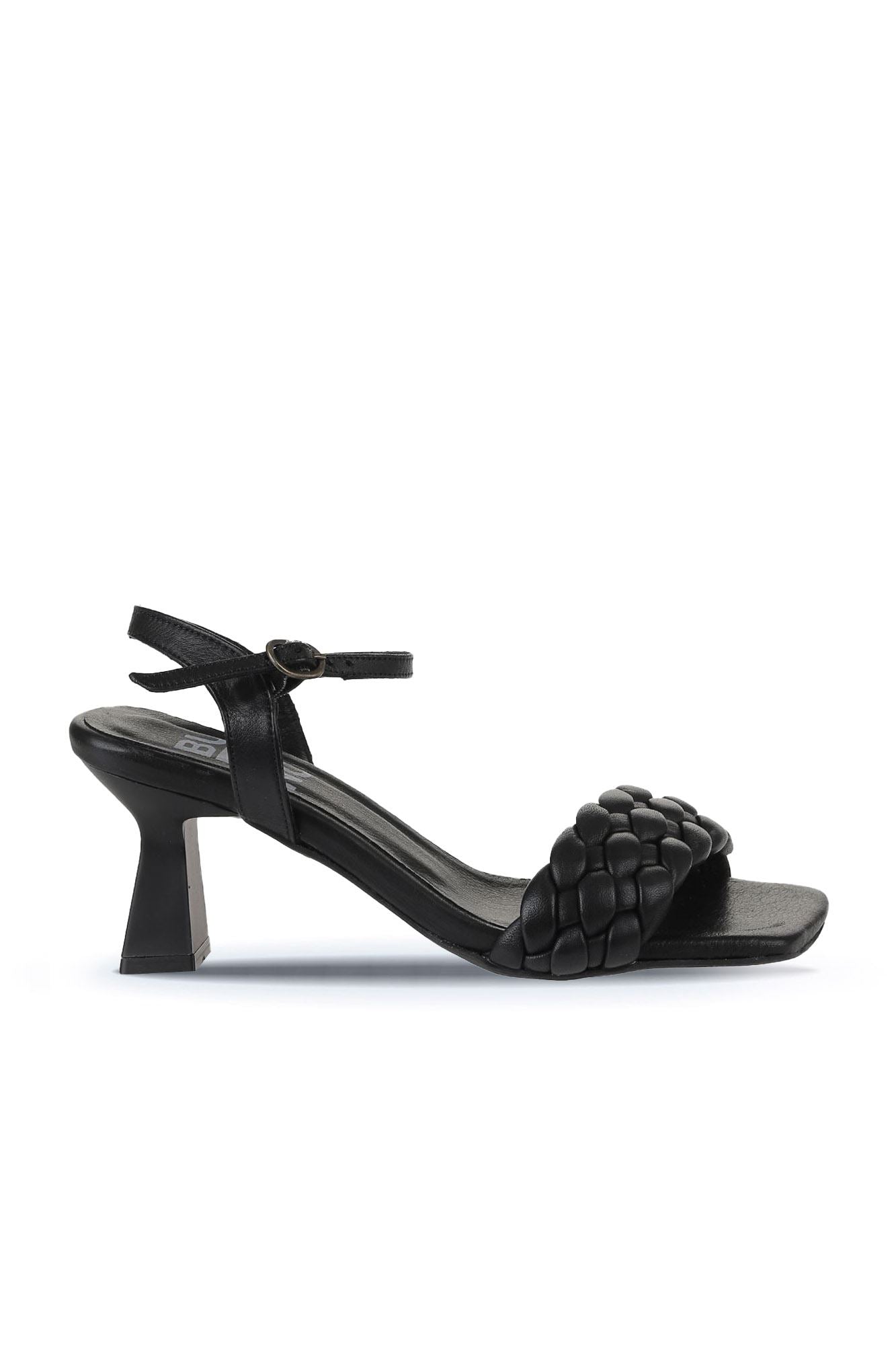 Bueno Women's Leather Heeled Sandal