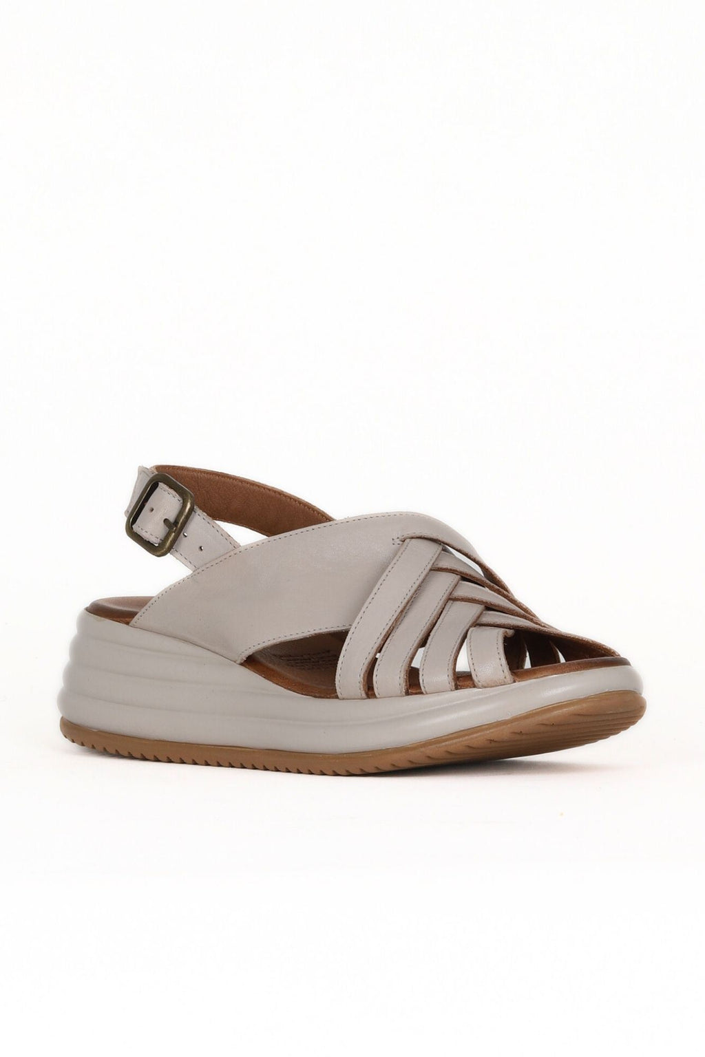 Bueno Women's Leather Wedge Sandal