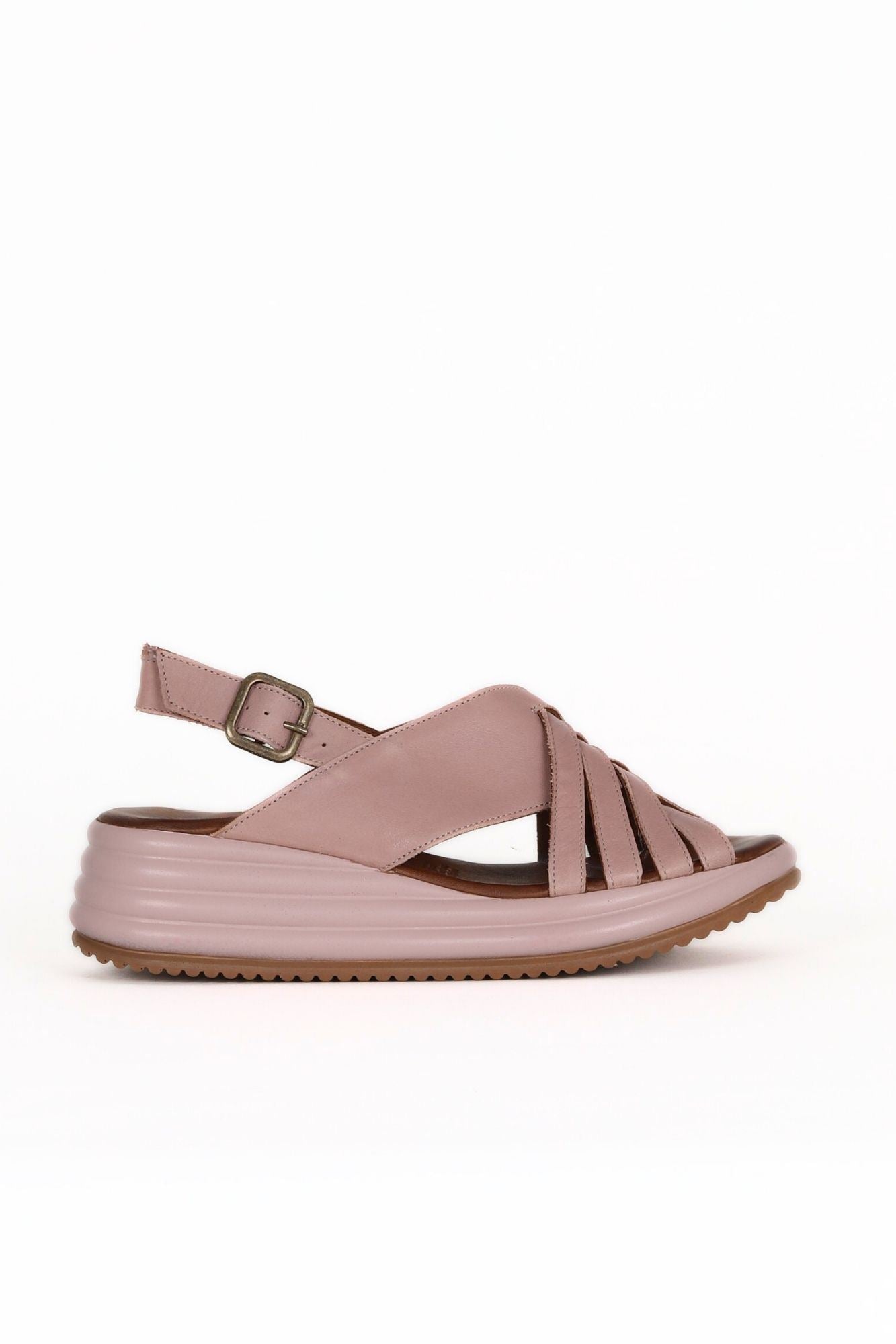 Bueno Women's Leather Wedge Sandal