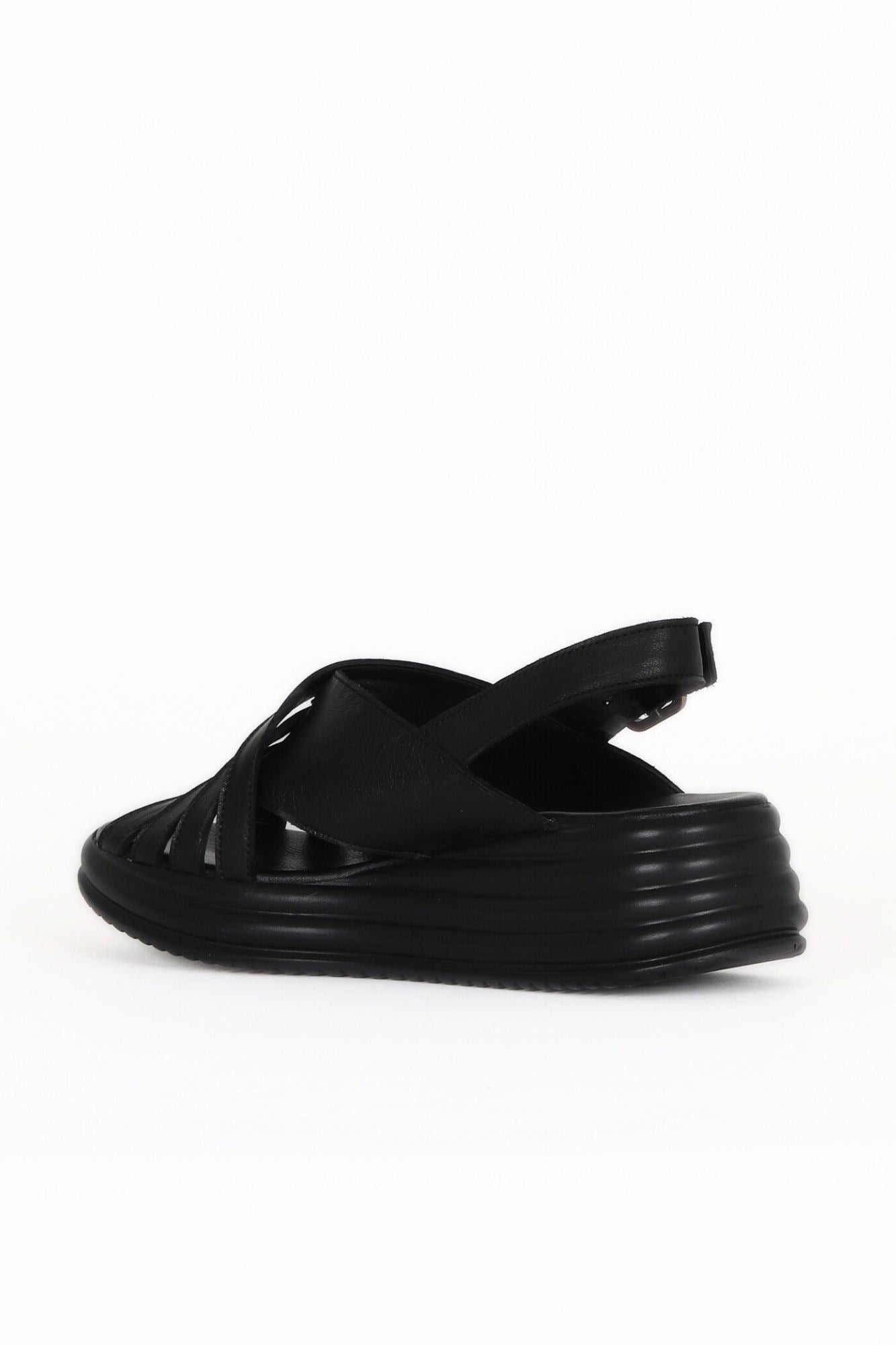 Bueno Women's Leather Wedge Sandal