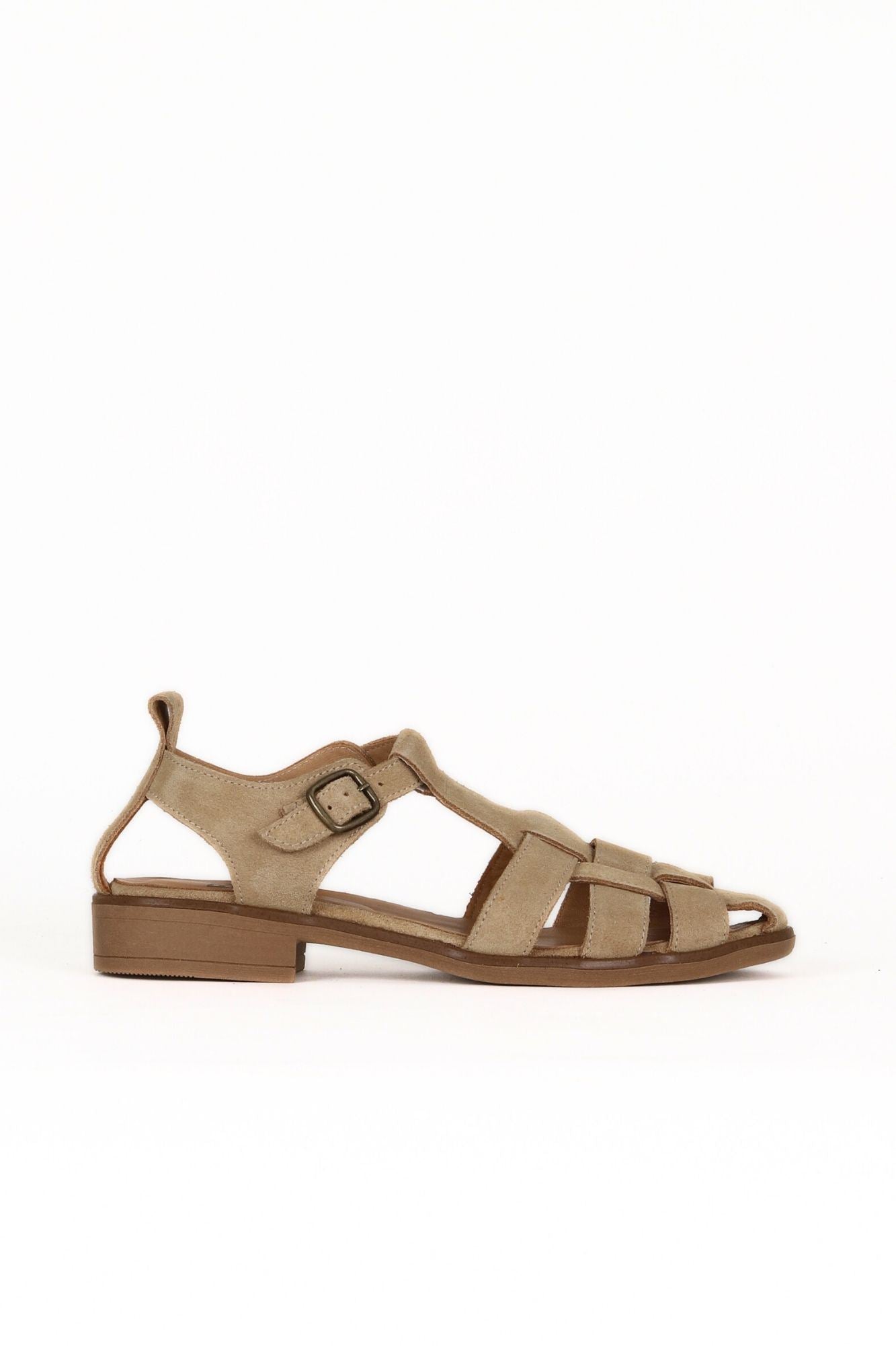 Bueno Women's Leather Heeled Sandal