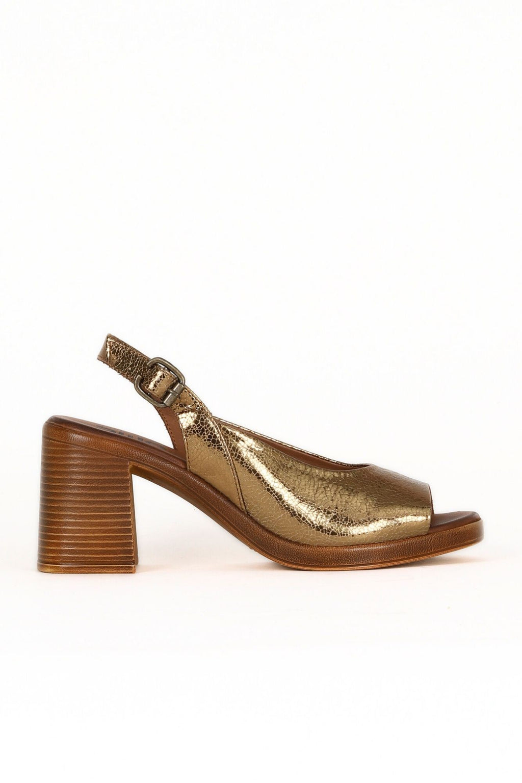 Bueno Women's Leather Heeled Sandal