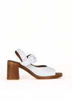 Bueno 's  in white leather