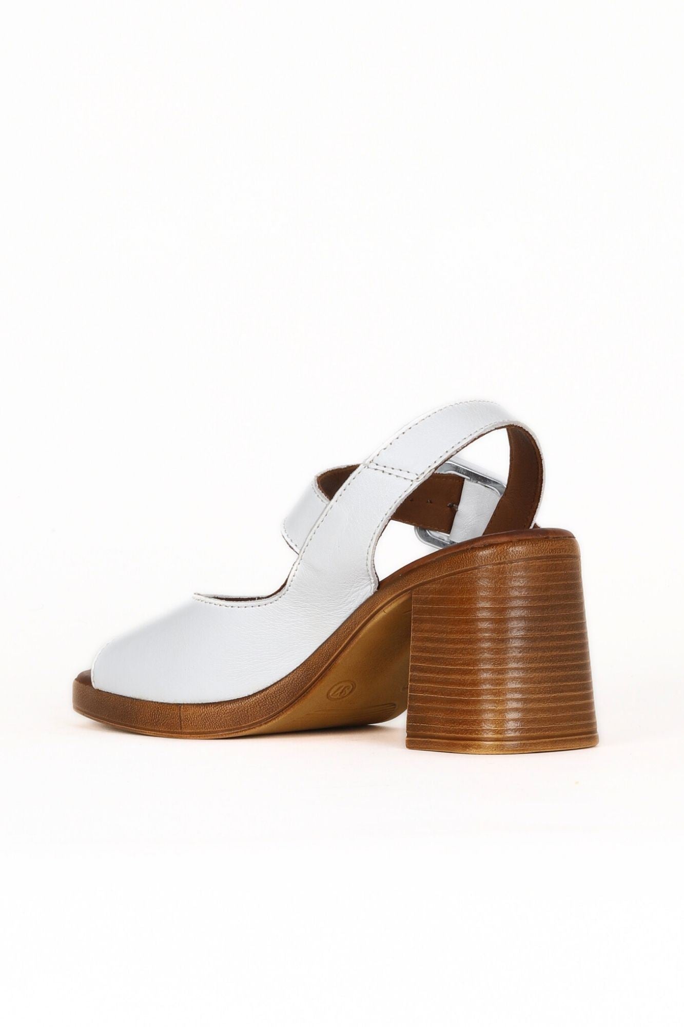 Bueno Women's Leather Heeled Sandal