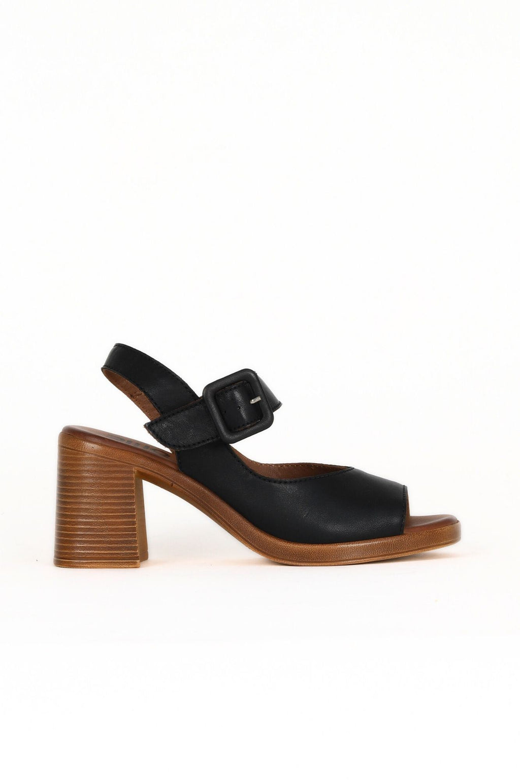 Bueno Women's Leather Heeled Sandal