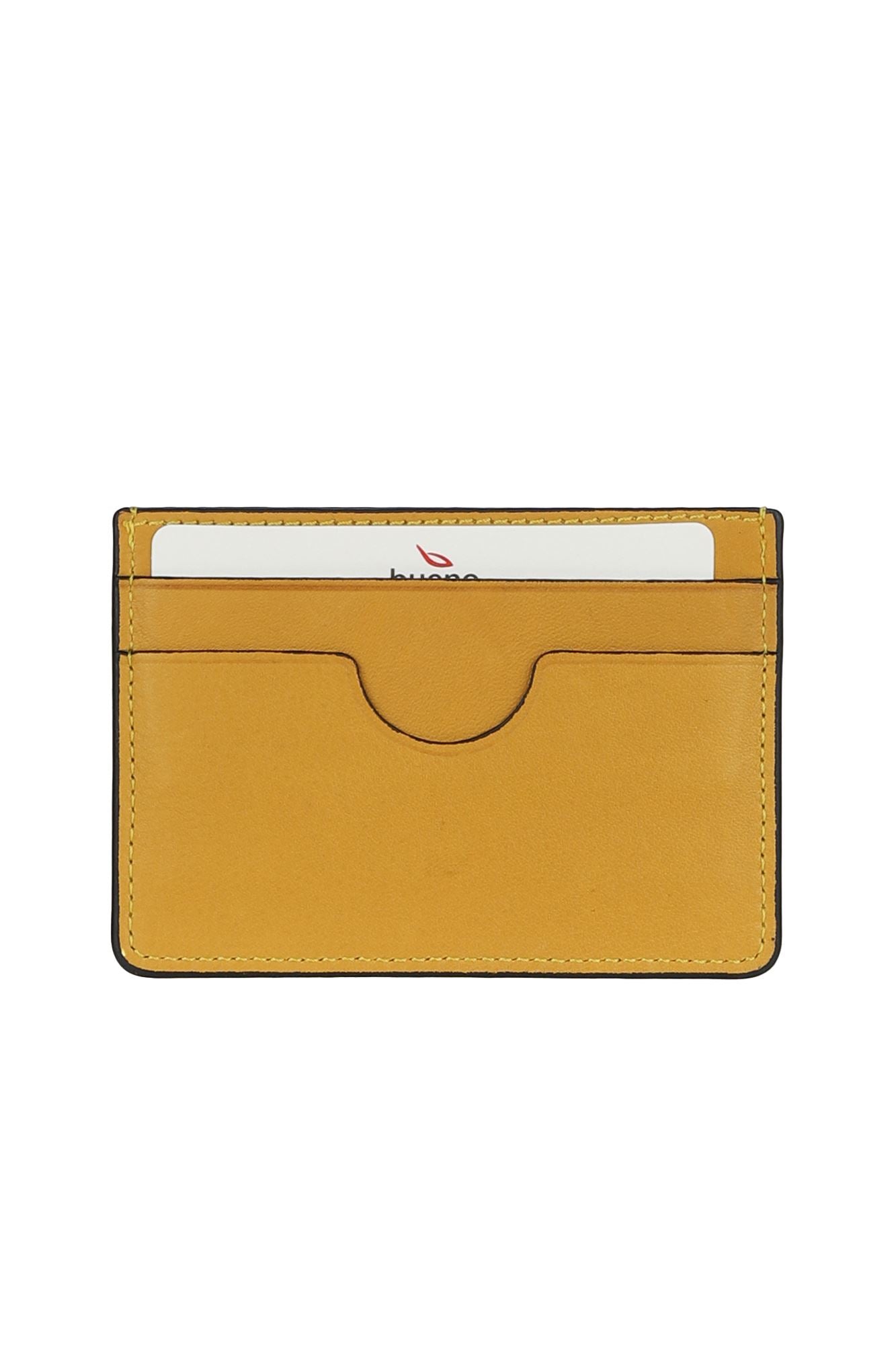Bueno Unisex Leather Card Holder