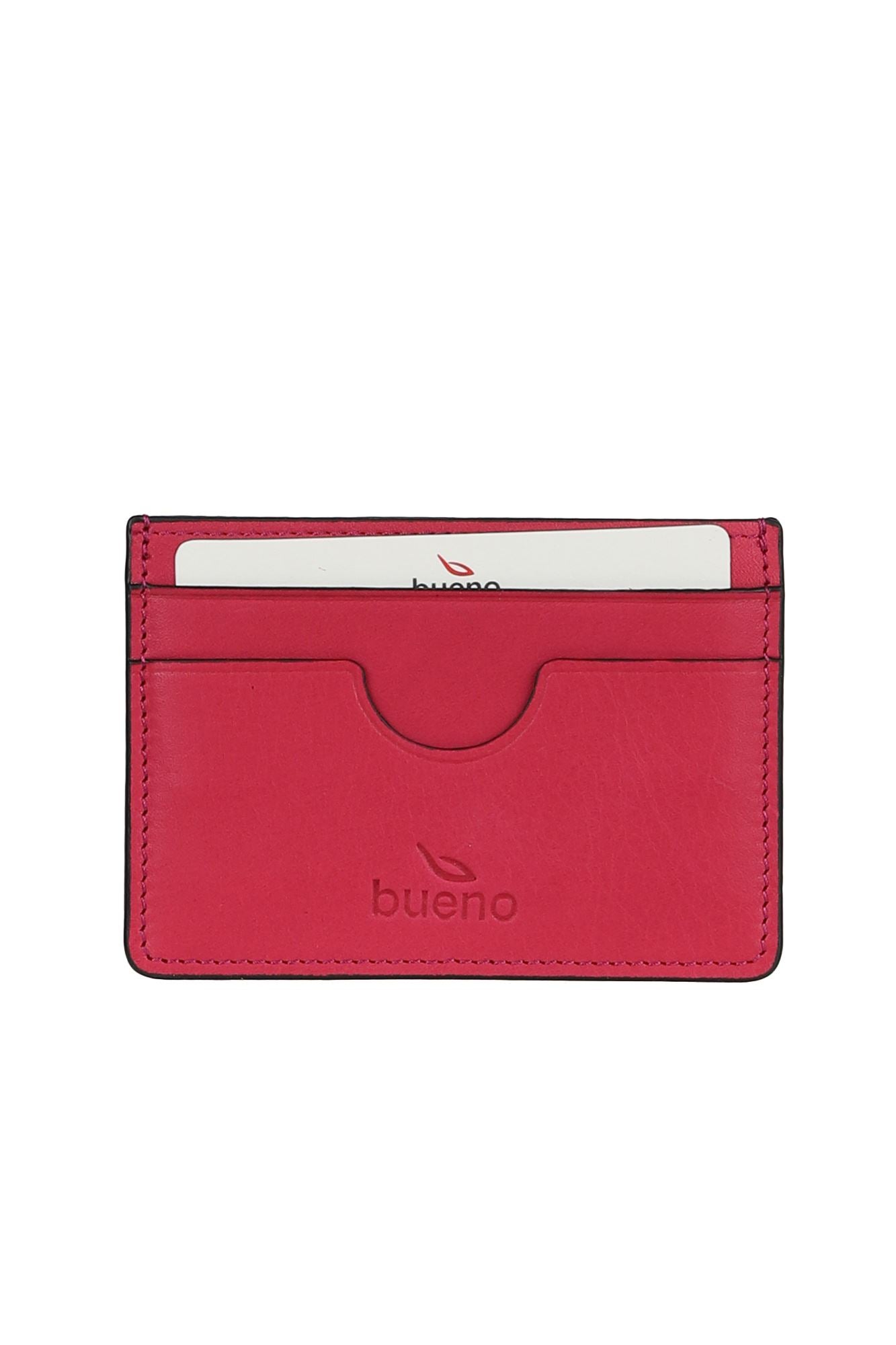 Bueno Unisex Leather Card Holder