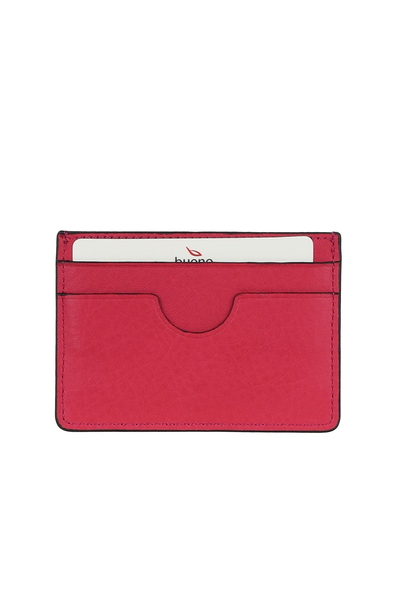 Bueno Unisex Leather Card Holder