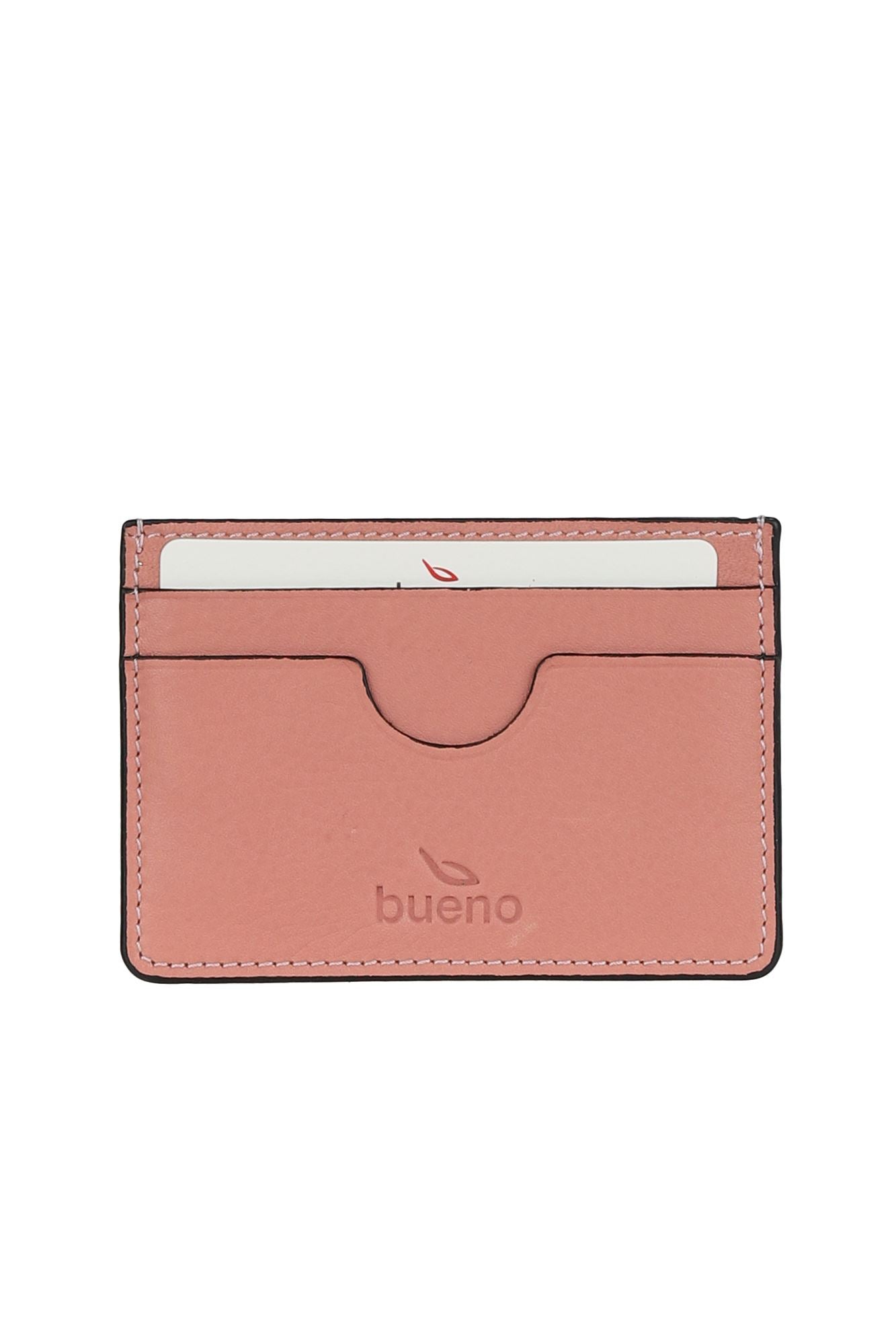 Bueno Unisex Leather Card Holder