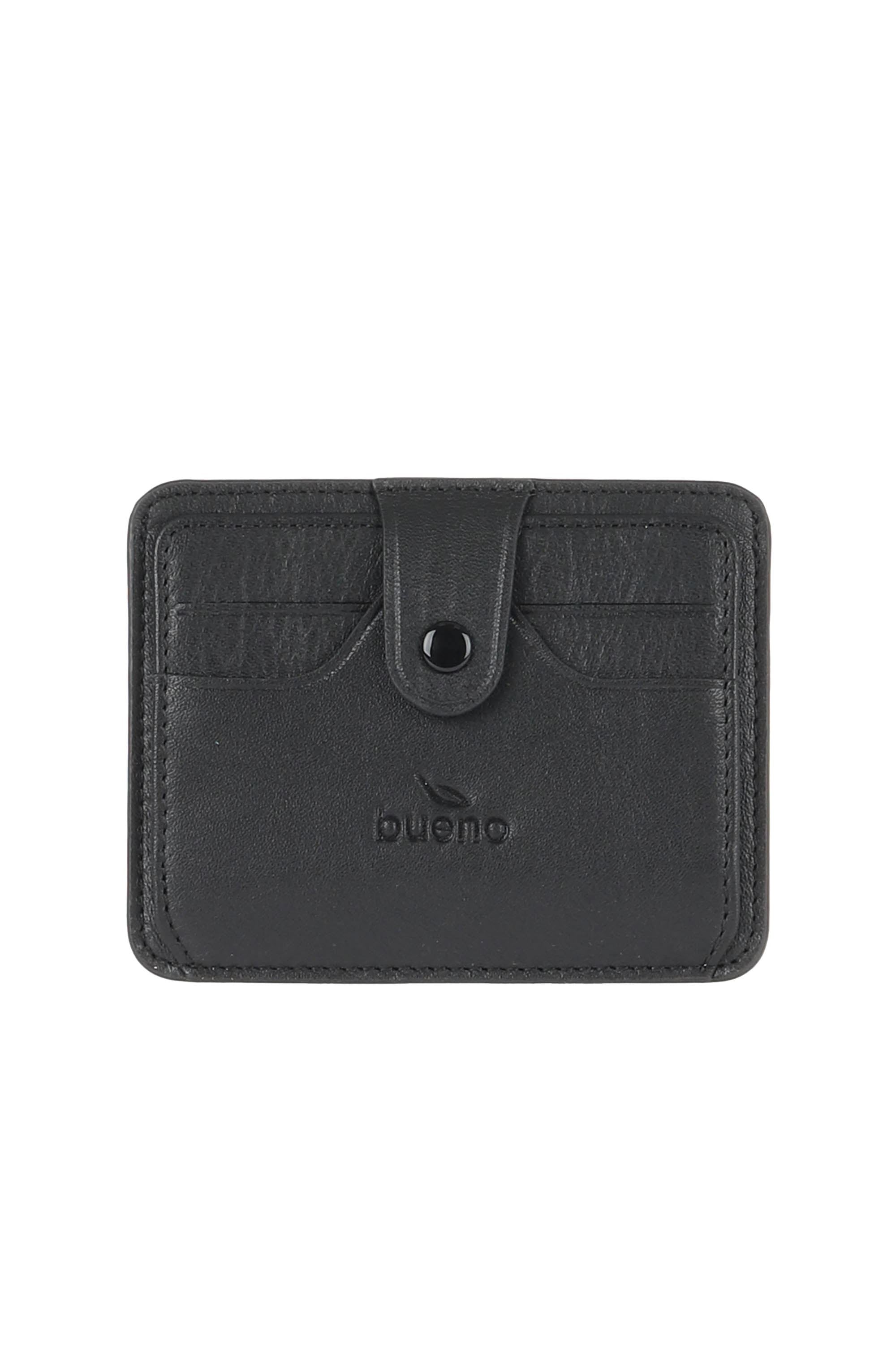 Bueno Unisex Leather Card Holder