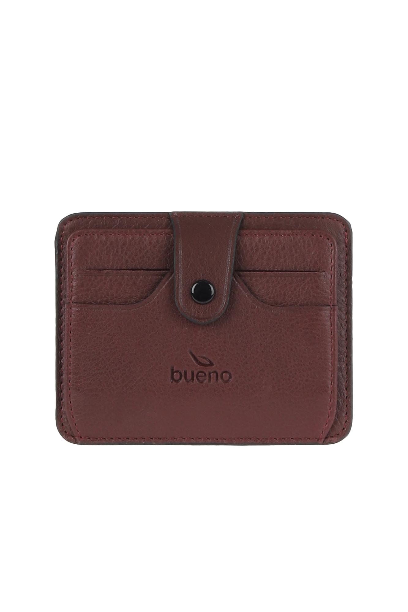 Bueno Unisex Leather Card Holder
