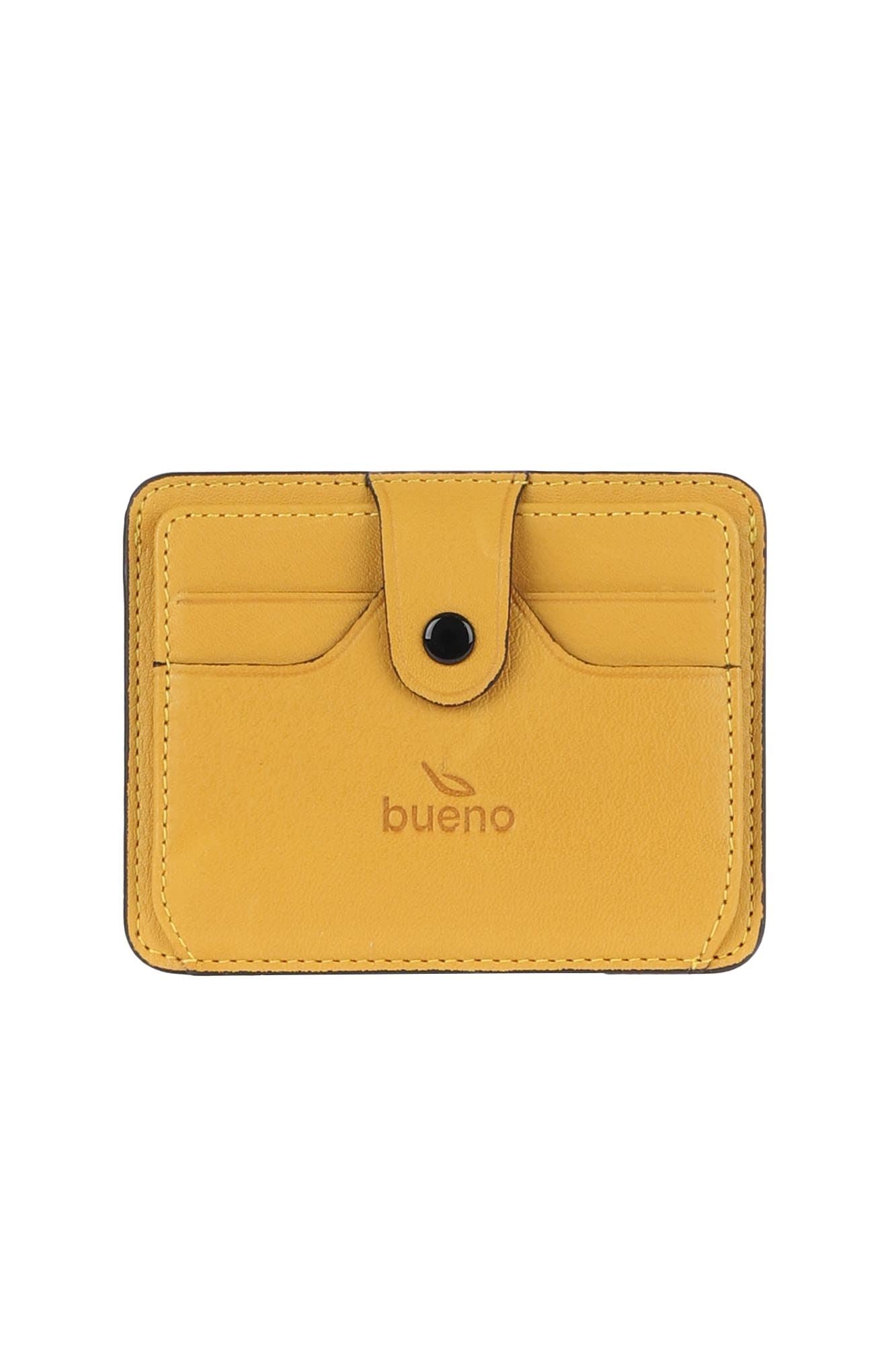Bueno Unisex Leather Card Holder