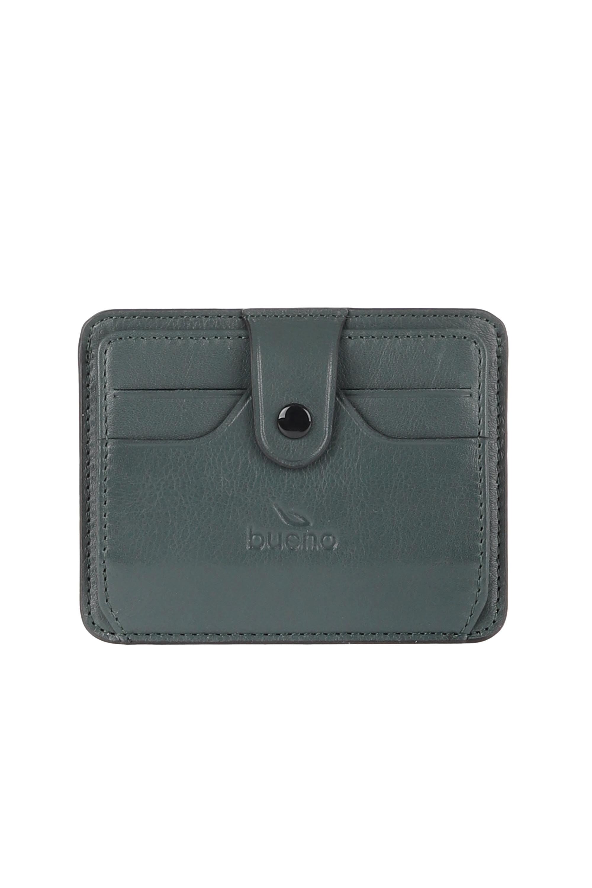 Bueno Unisex Leather Card Holder