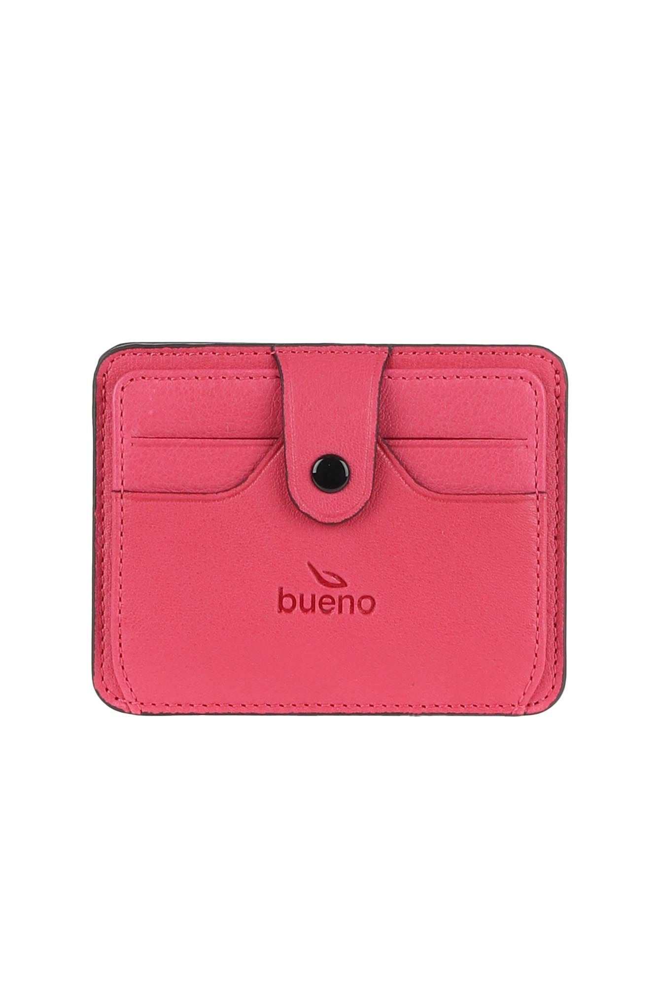 Bueno Unisex Leather Card Holder