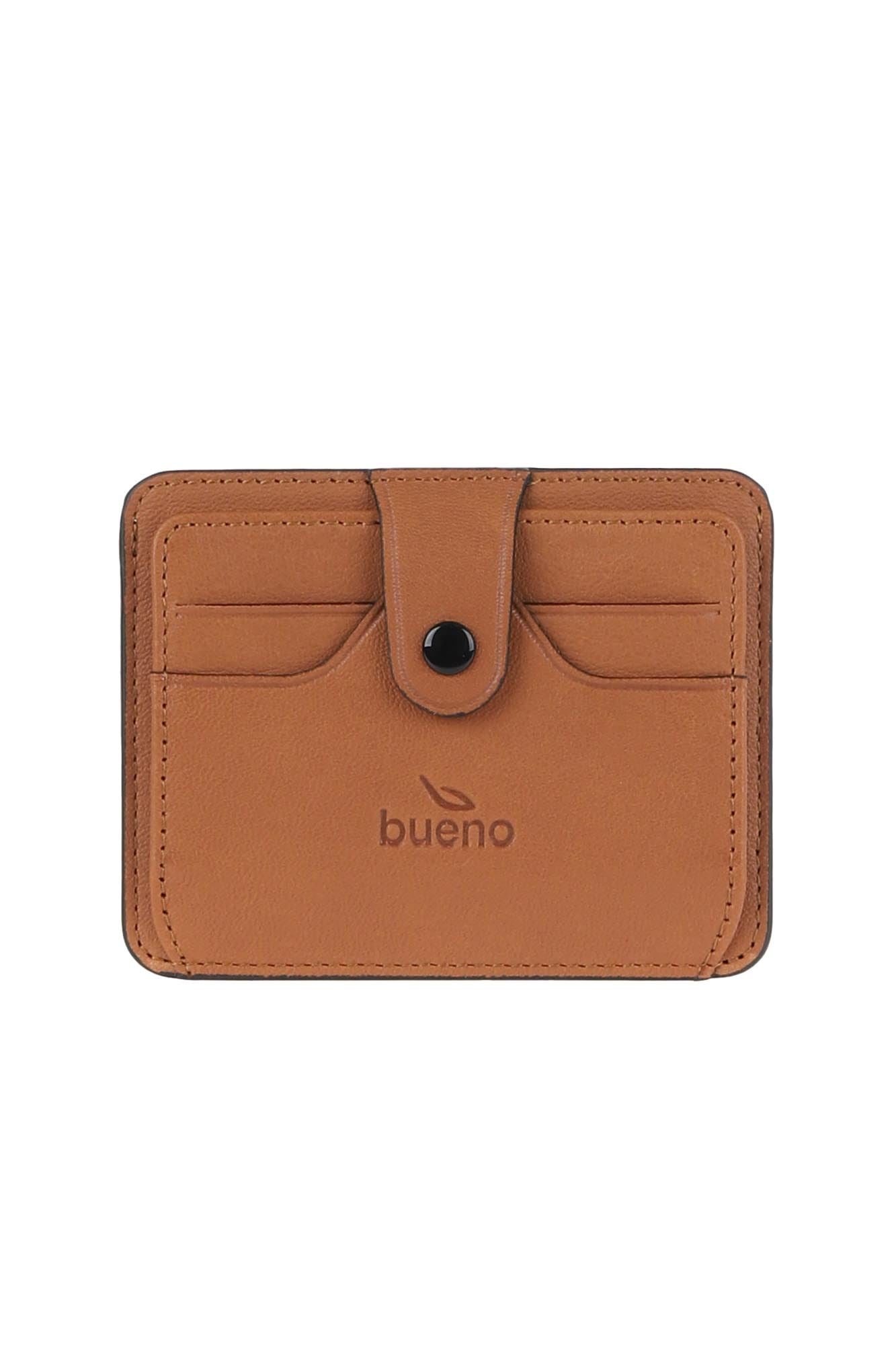 Bueno Unisex Leather Card Holder
