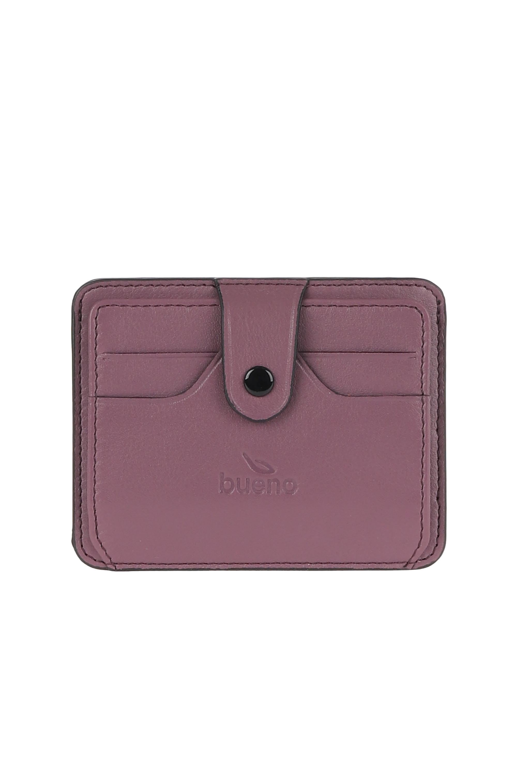 Bueno Unisex Leather Card Holder