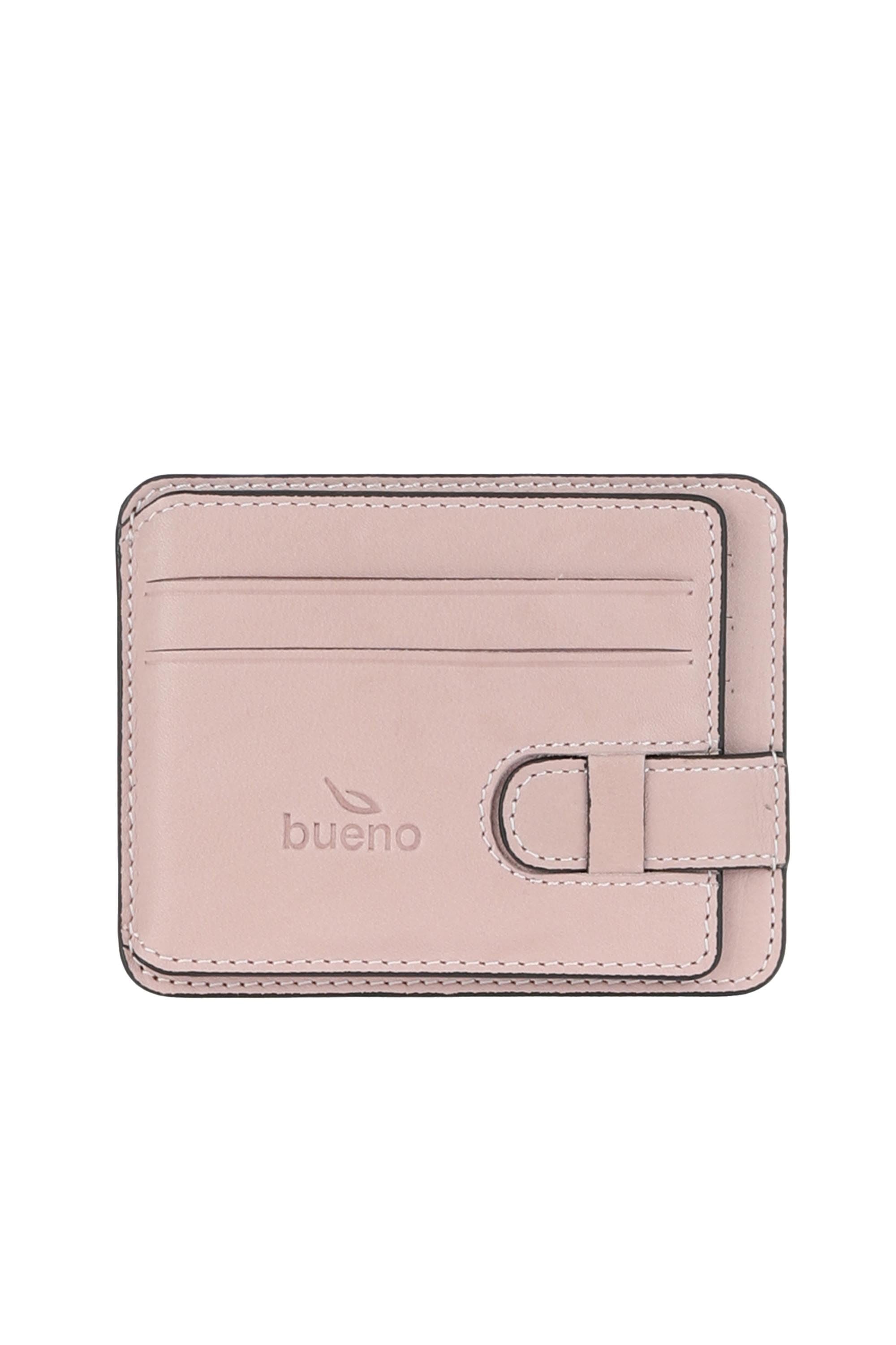 Bueno Unisex Leather Card Holder