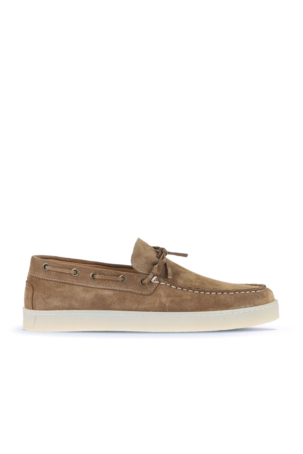 Bueno 's Suede Boat Loafer in khaki suede