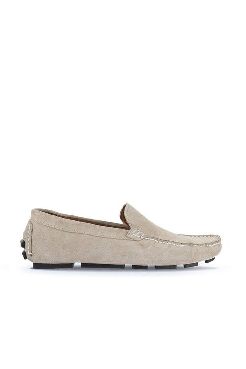 Bueno men's  in beige suede