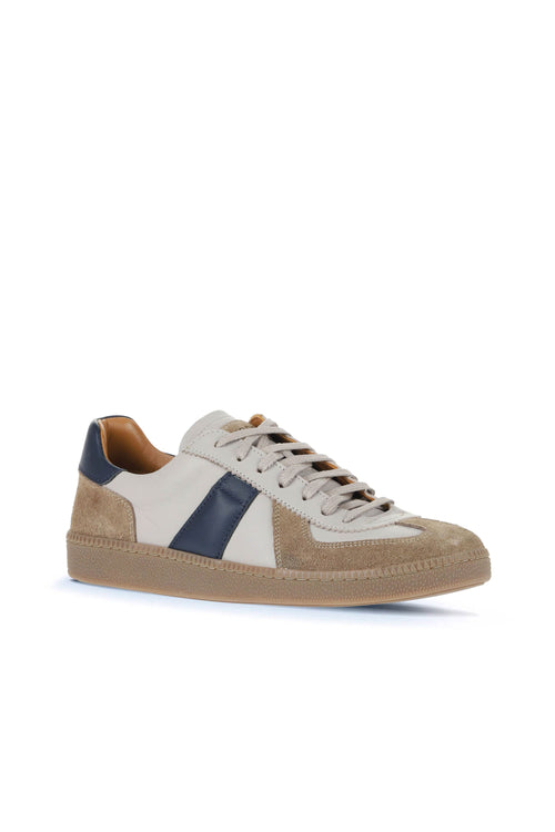 Bueno 's Color Block Leather Sneaker in beige multi leather