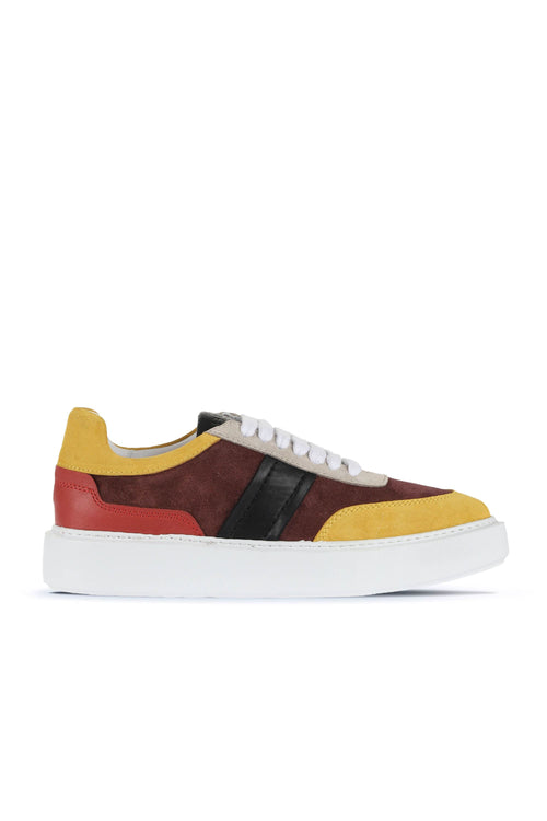 Bueno women's  in yellow multi leather