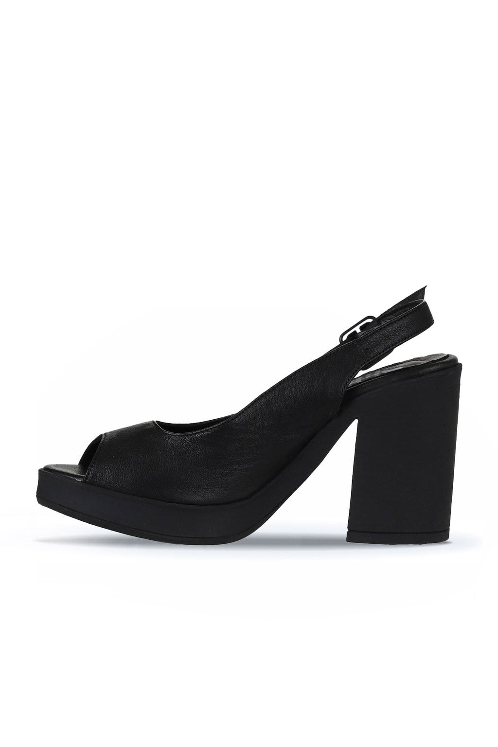 Bueno Women's Leather Heeled Sandal