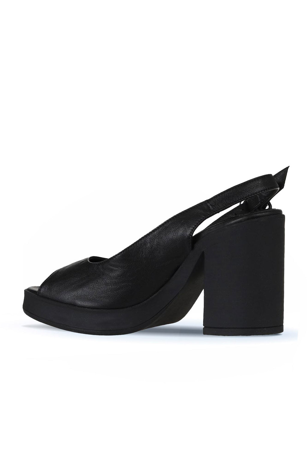 Bueno Women's Leather Heeled Sandal