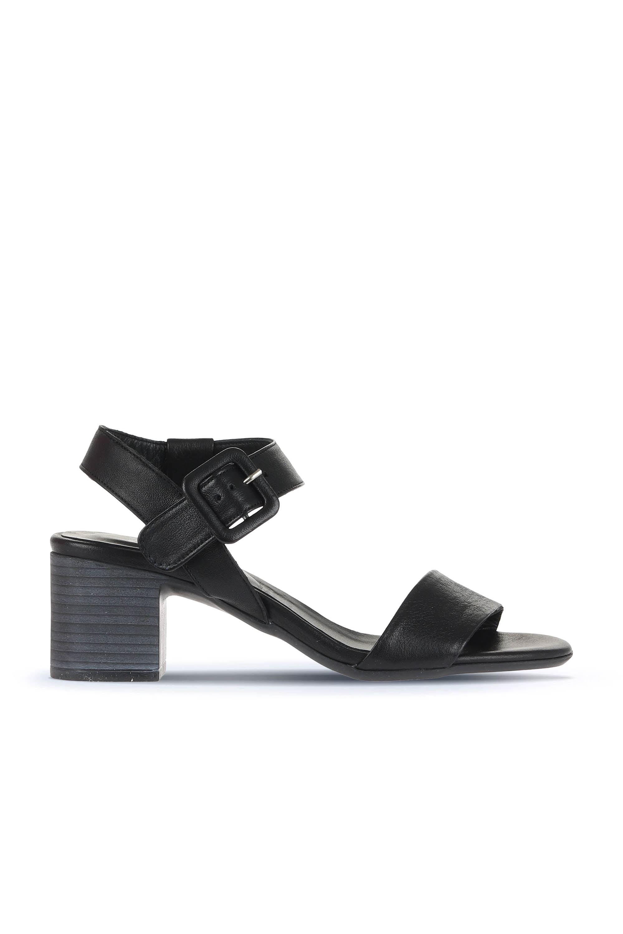 Bueno Women's Leather Heeled Sandal