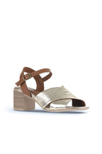 Bueno Women's Leather Heeled Sandal