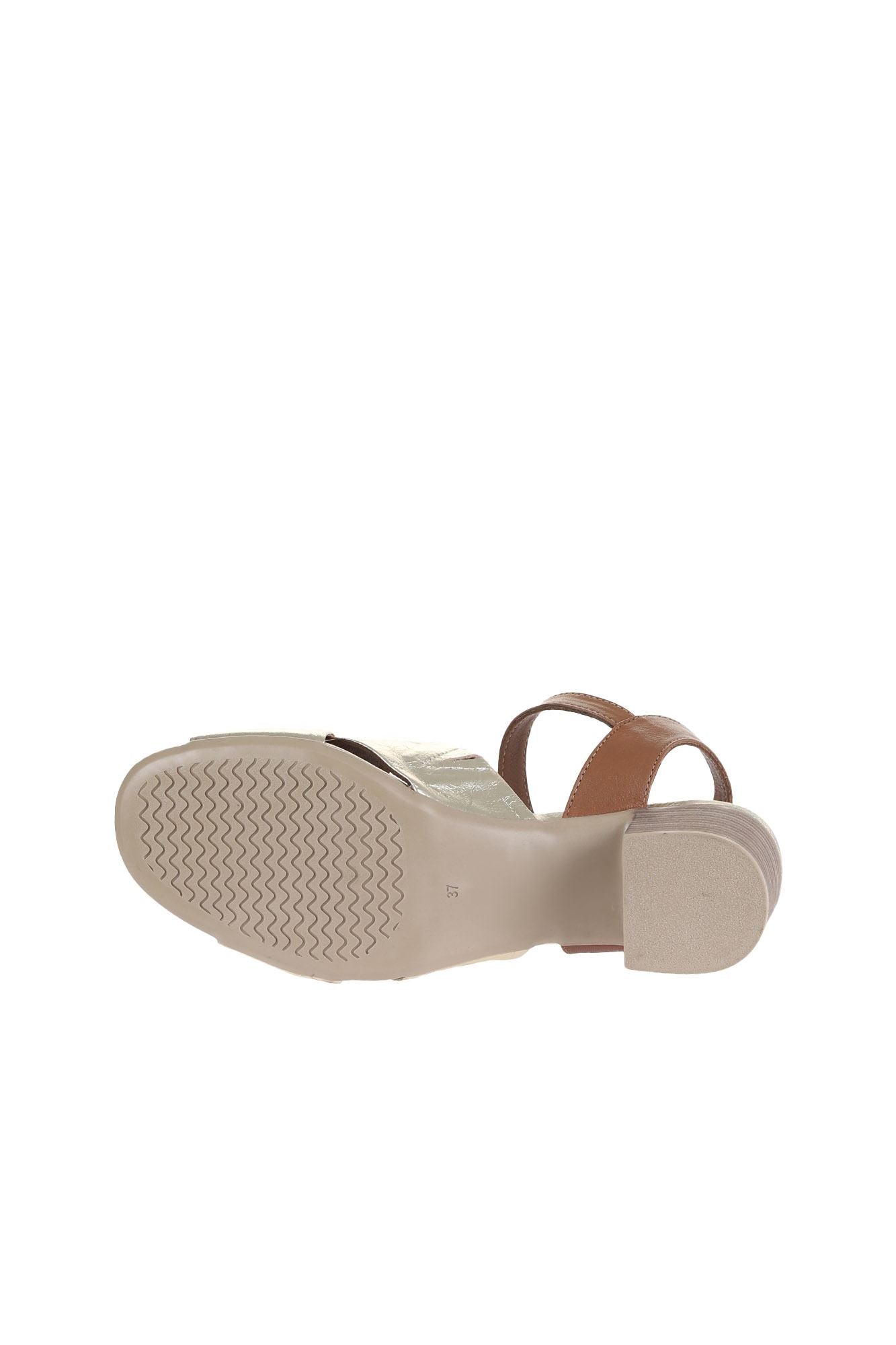 Bueno Women's Leather Heeled Sandal