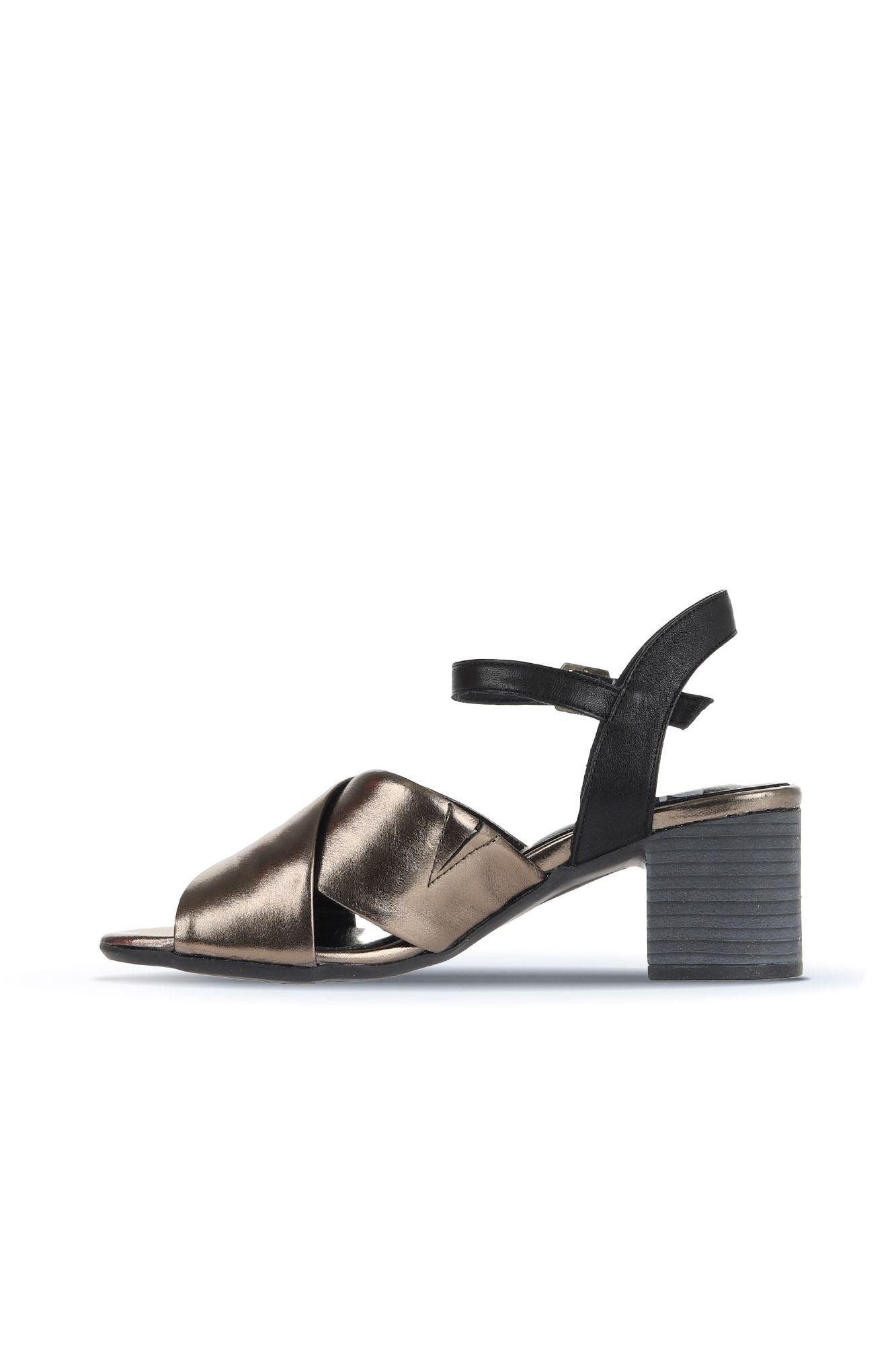 Bueno Women's Leather Heeled Sandal