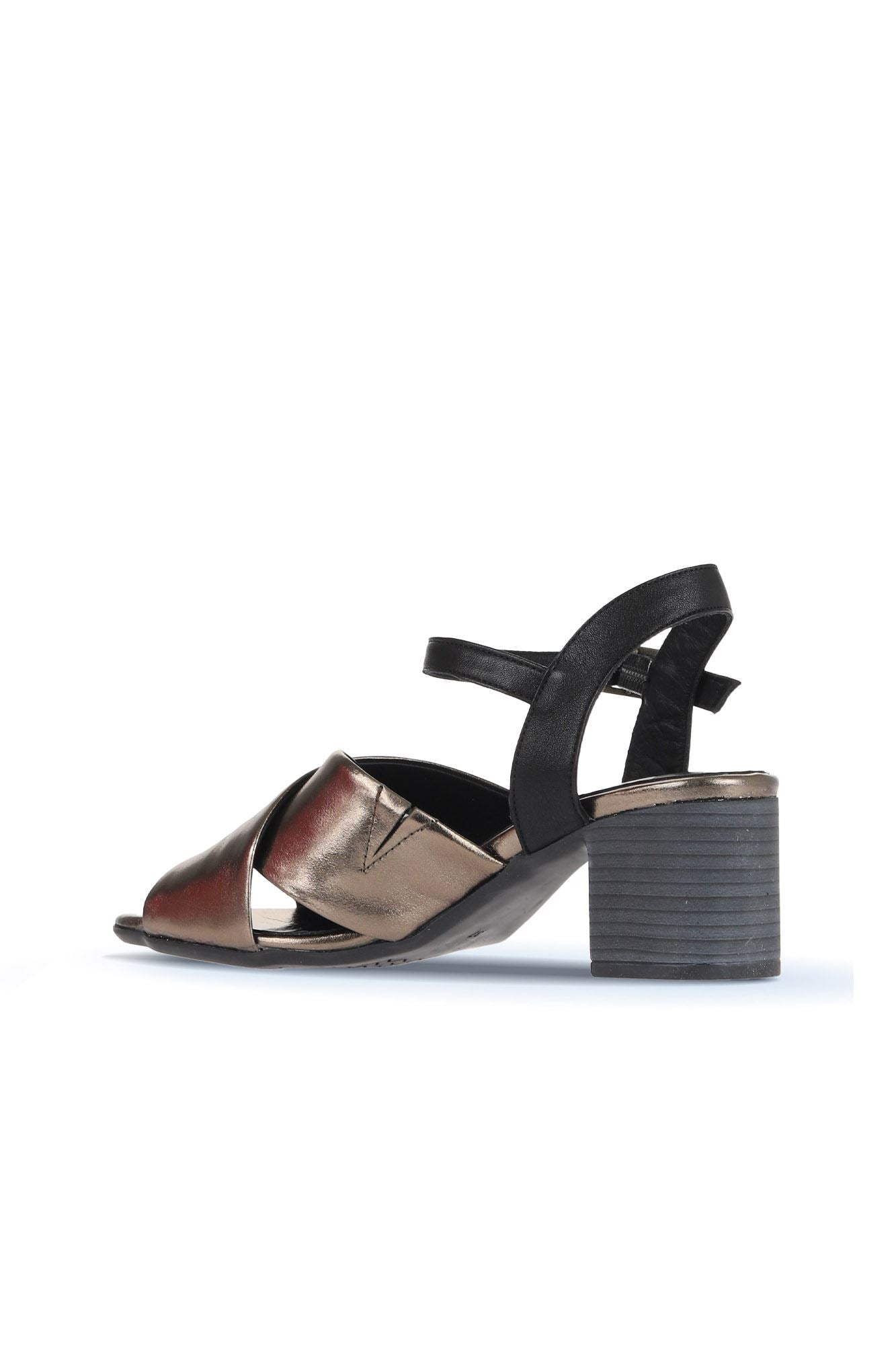 Bueno Women's Leather Heeled Sandal