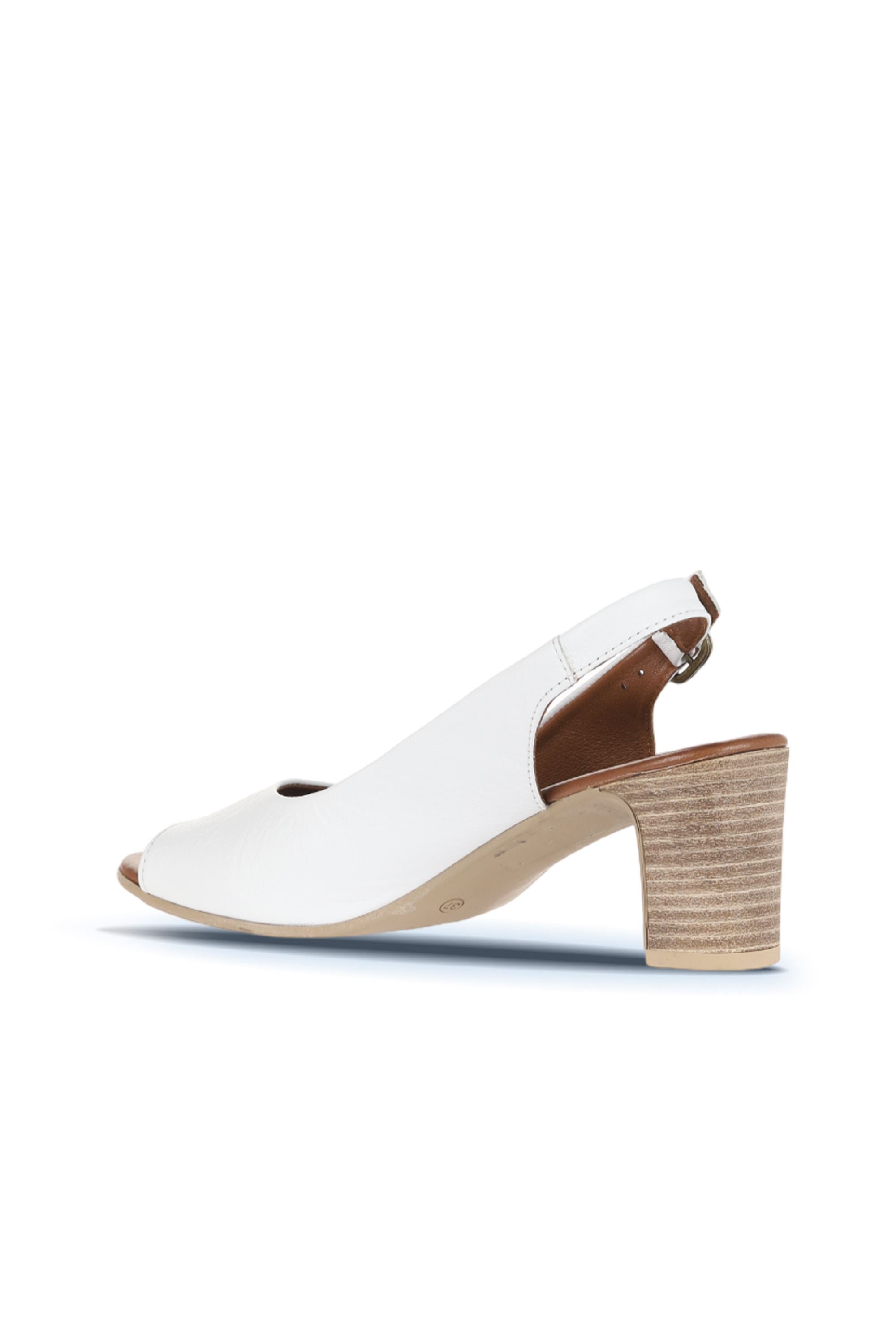 Bueno Women's Leather Heeled Sandal