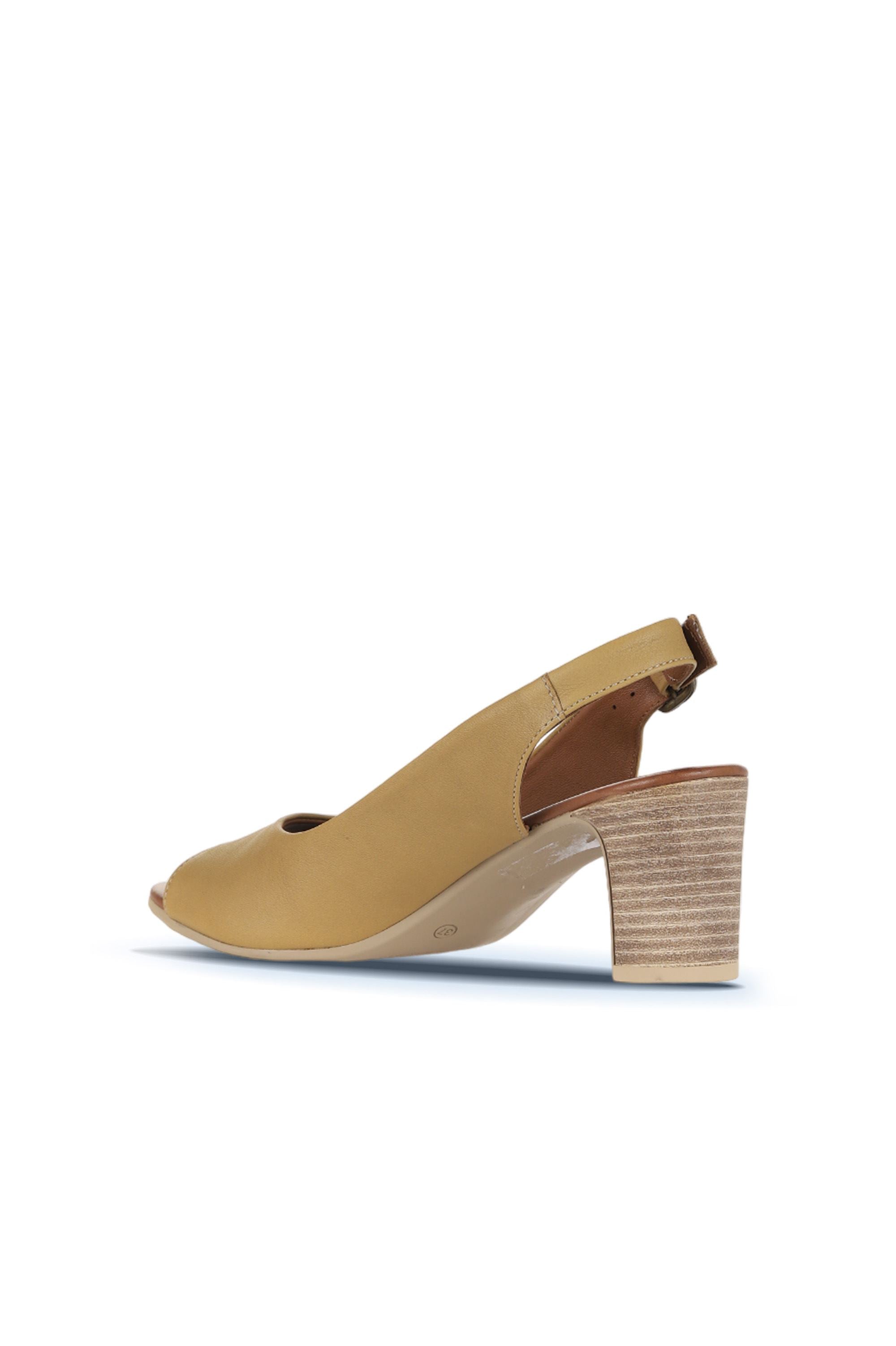 Bueno Women's Leather Heeled Sandal