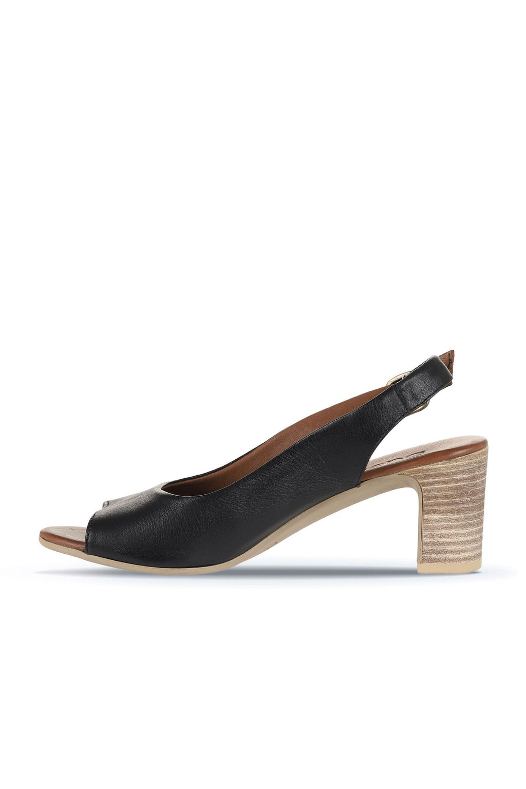 Bueno Women's Leather Heeled Sandal