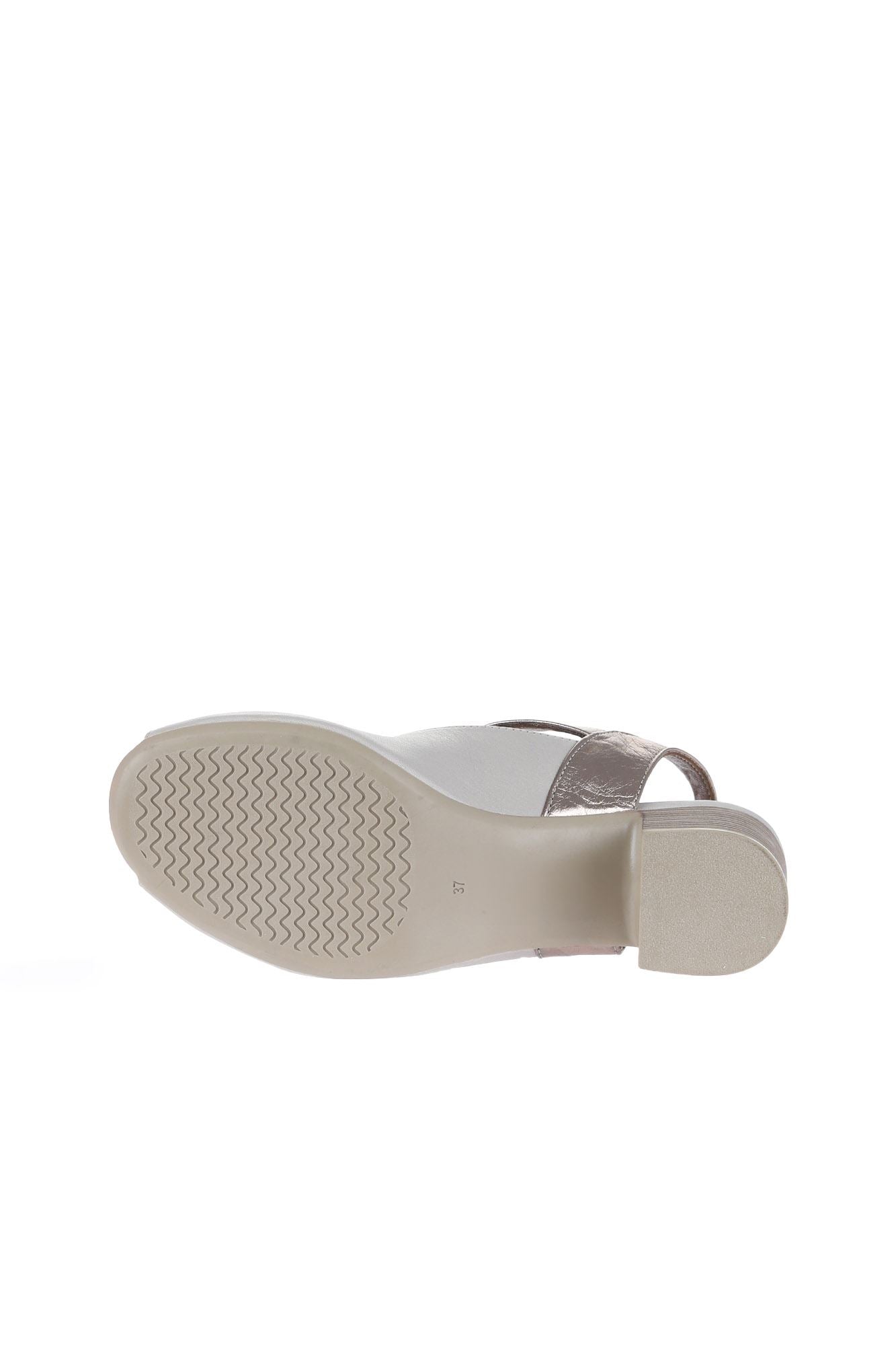 Bueno Women's Leather Heeled Sandal