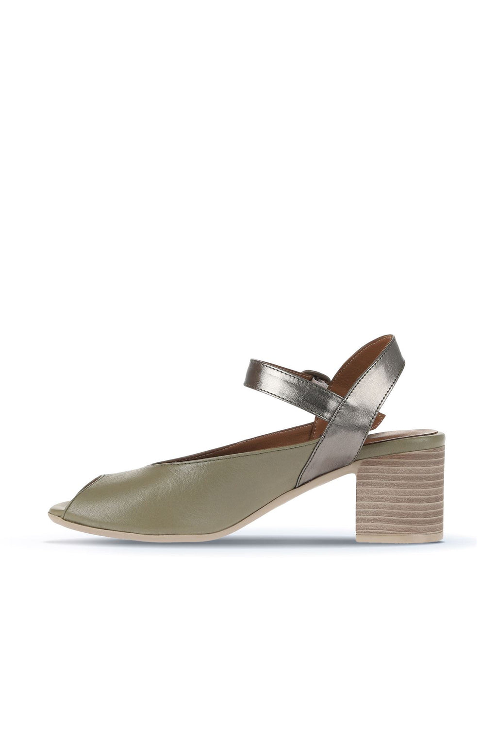 Bueno Women's Leather Heeled Sandal