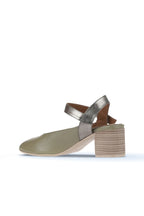 Bueno Women's Leather Heeled Sandal