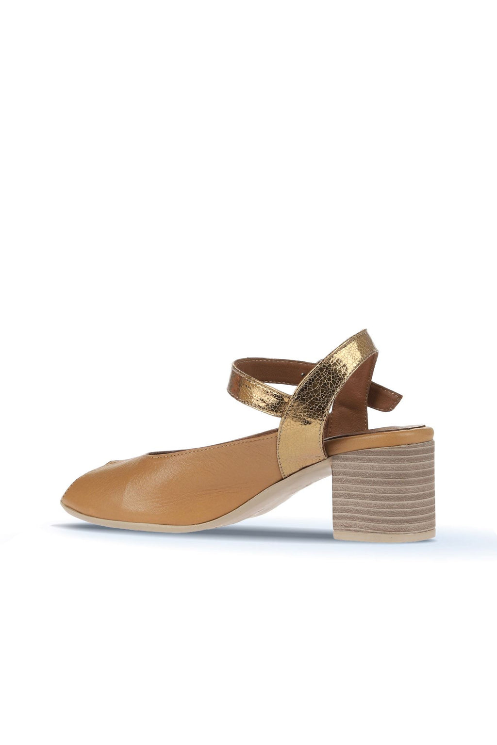 Bueno Women's Leather Heeled Sandal