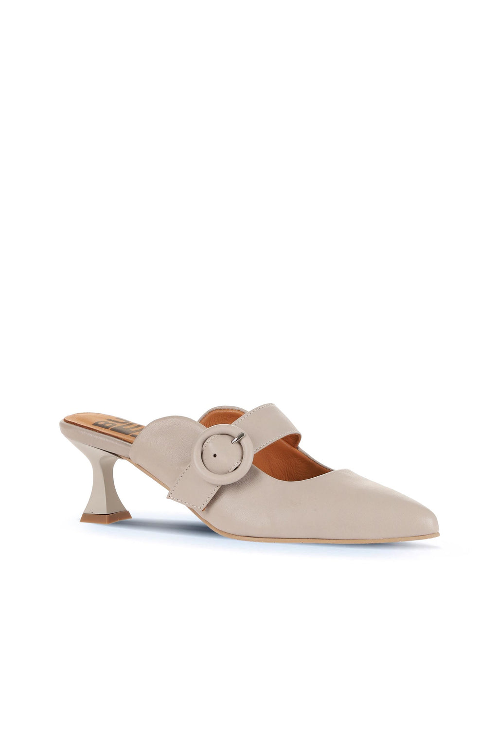 Bueno Women's Leather Heeled Slipper