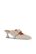 Bueno Women's Leather Heeled Slipper