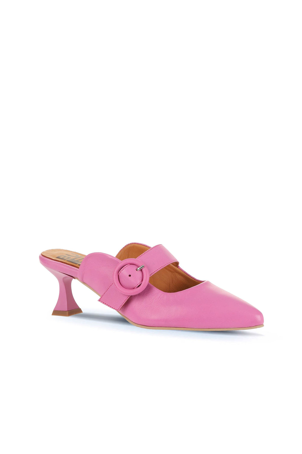 Bueno Women's Leather Heeled Slipper