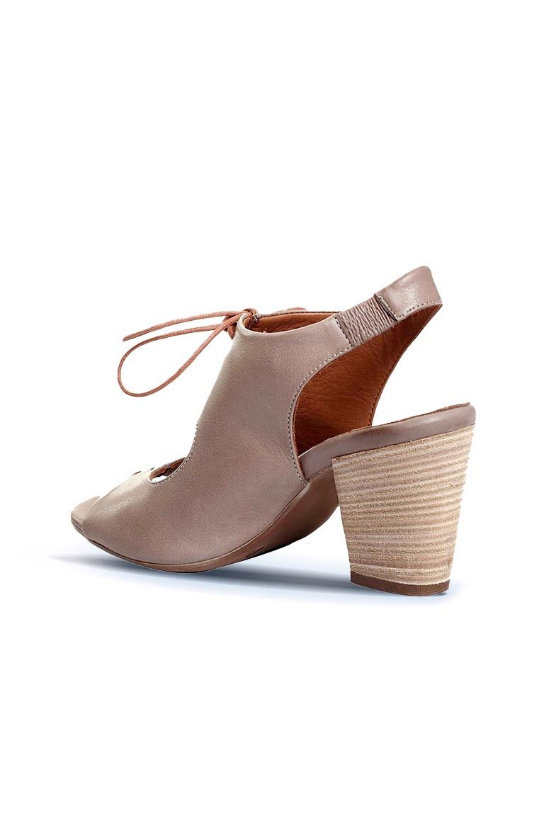 Bueno Women's Leather Heeled Sandal