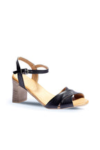 Bueno Women's Leather Heeled Sandal