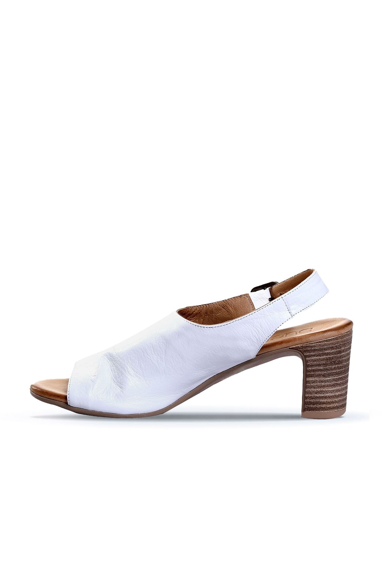 Bueno Women's Leather Heeled Sandal