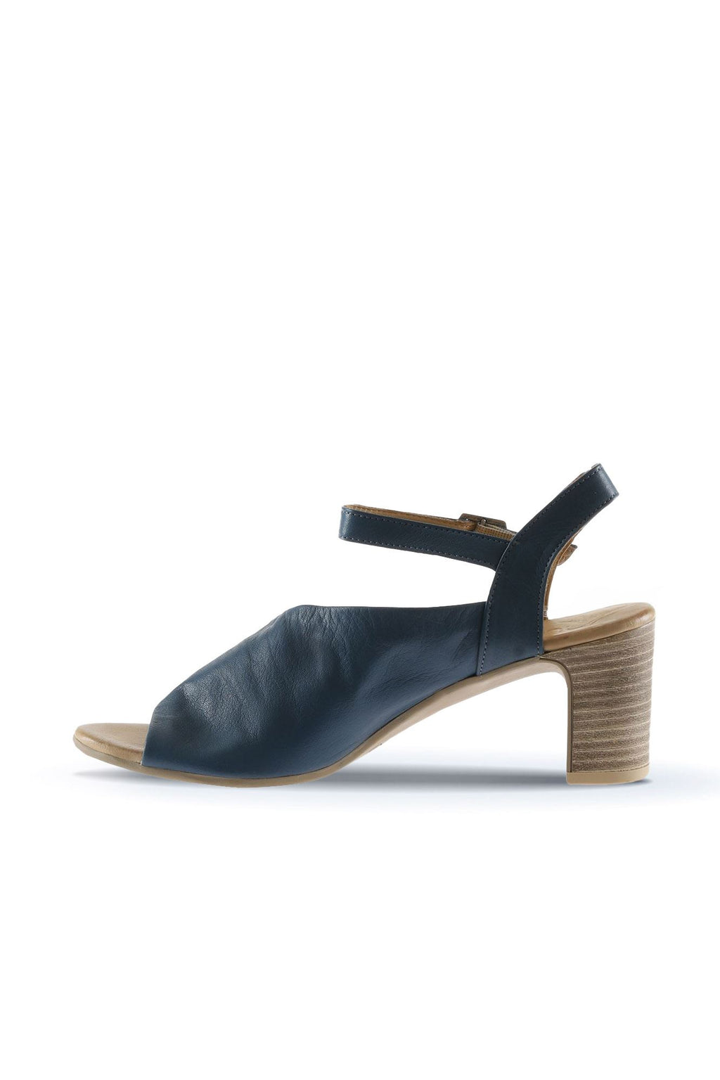 Bueno Women's Leather Heeled Sandal