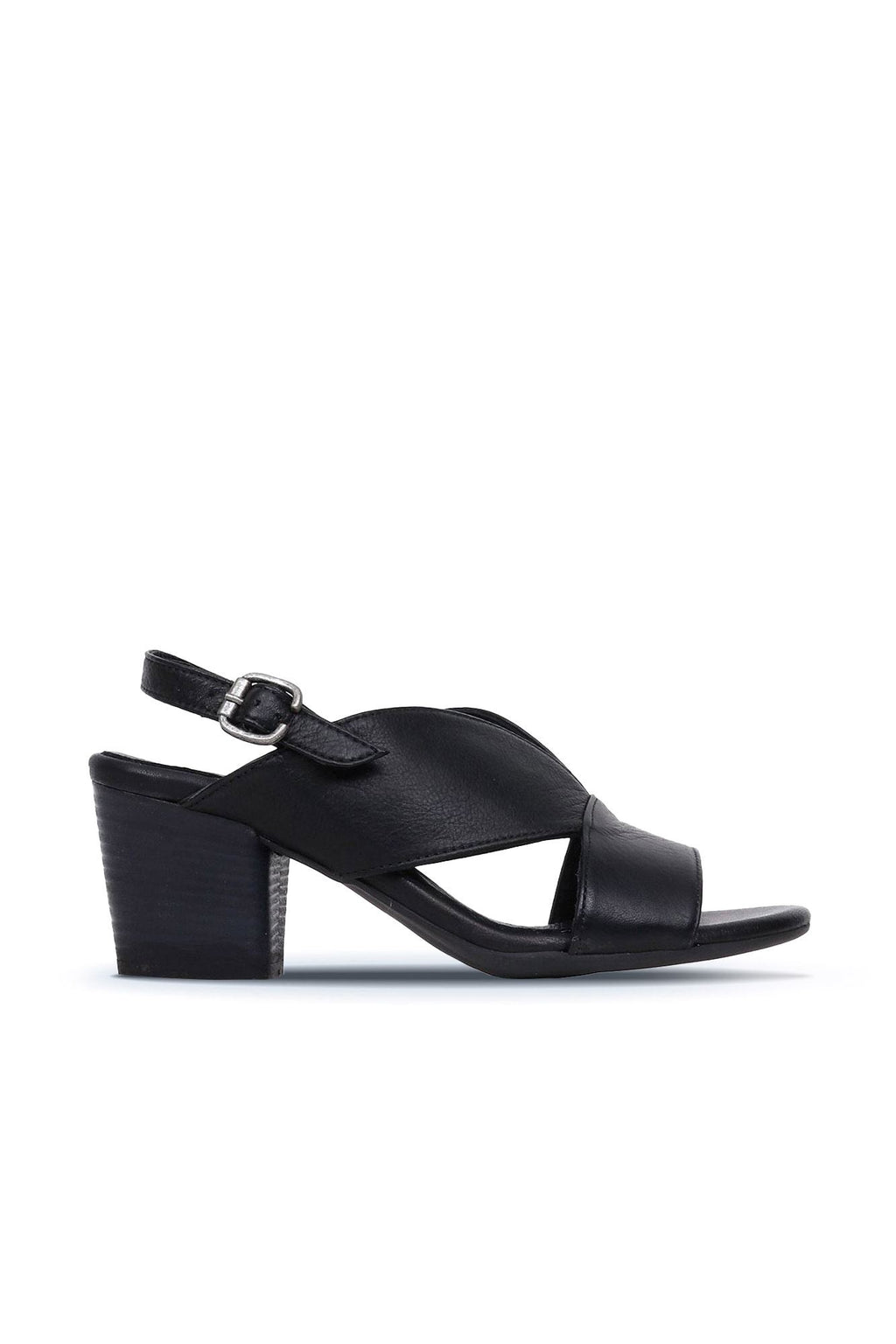 Bueno Women's Leather Heeled Sandal