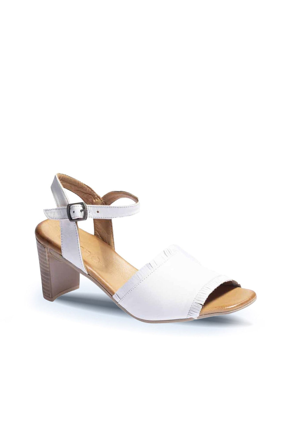 Bueno Women's Leather Heeled Sandal