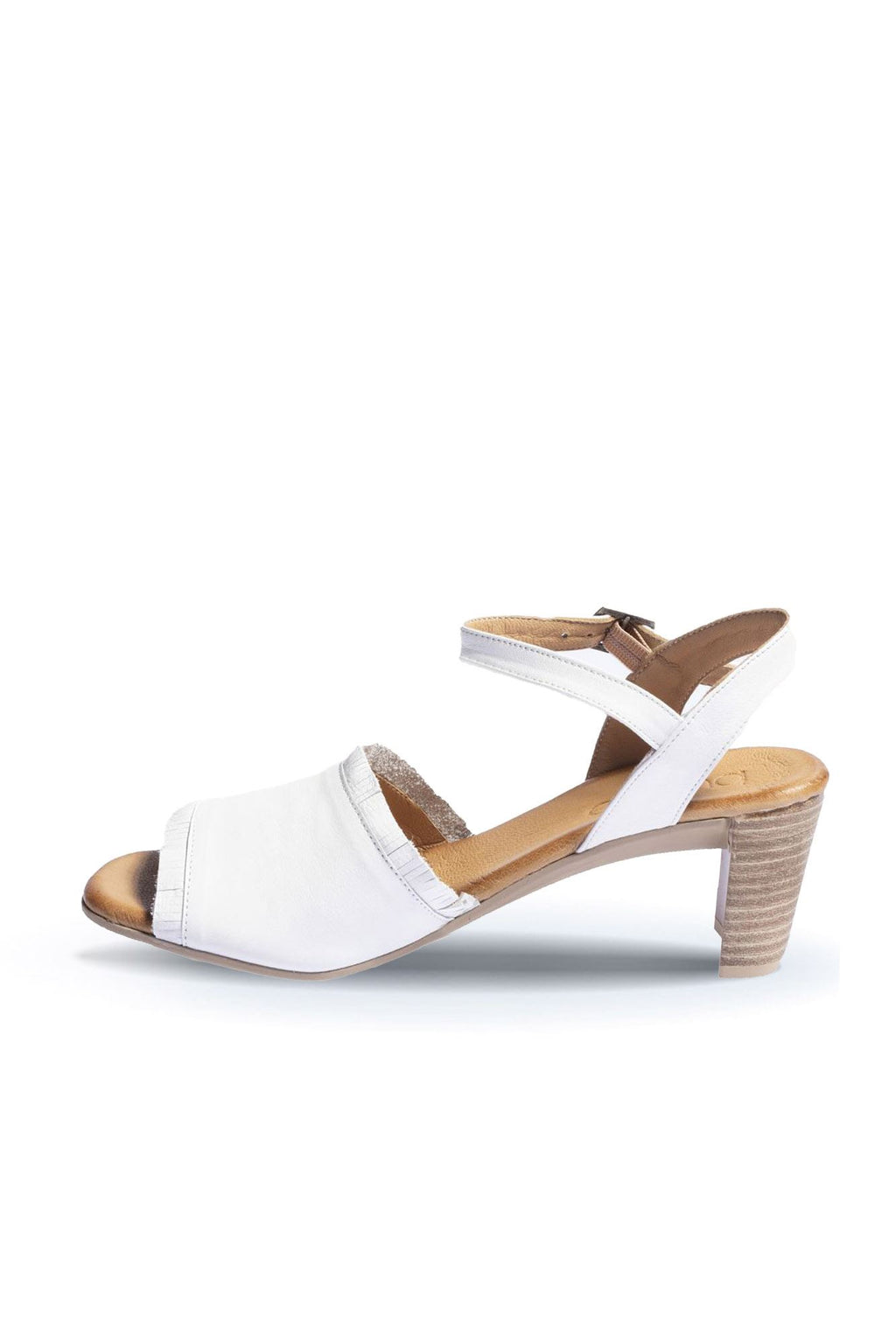 Bueno Women's Leather Heeled Sandal