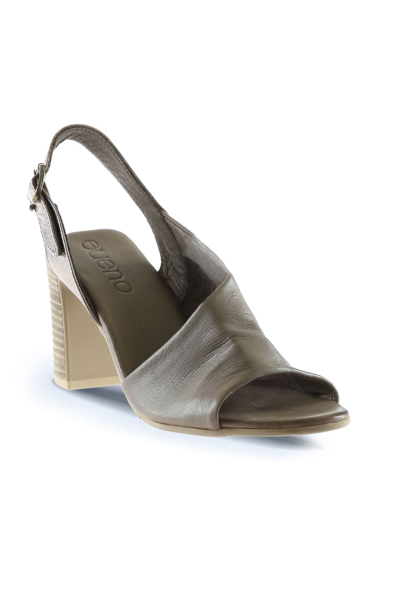 Bueno Women's Leather Heeled Sandal